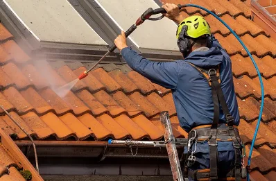 Démoussage et hydrofuge de toiture à Béhuard